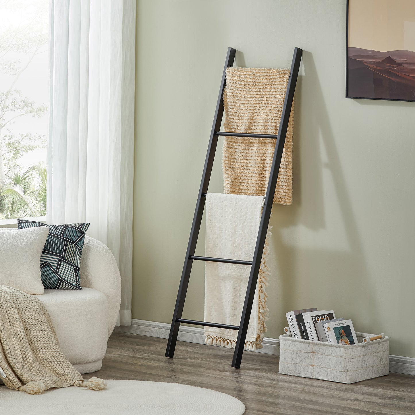 Metal Storage Ladder