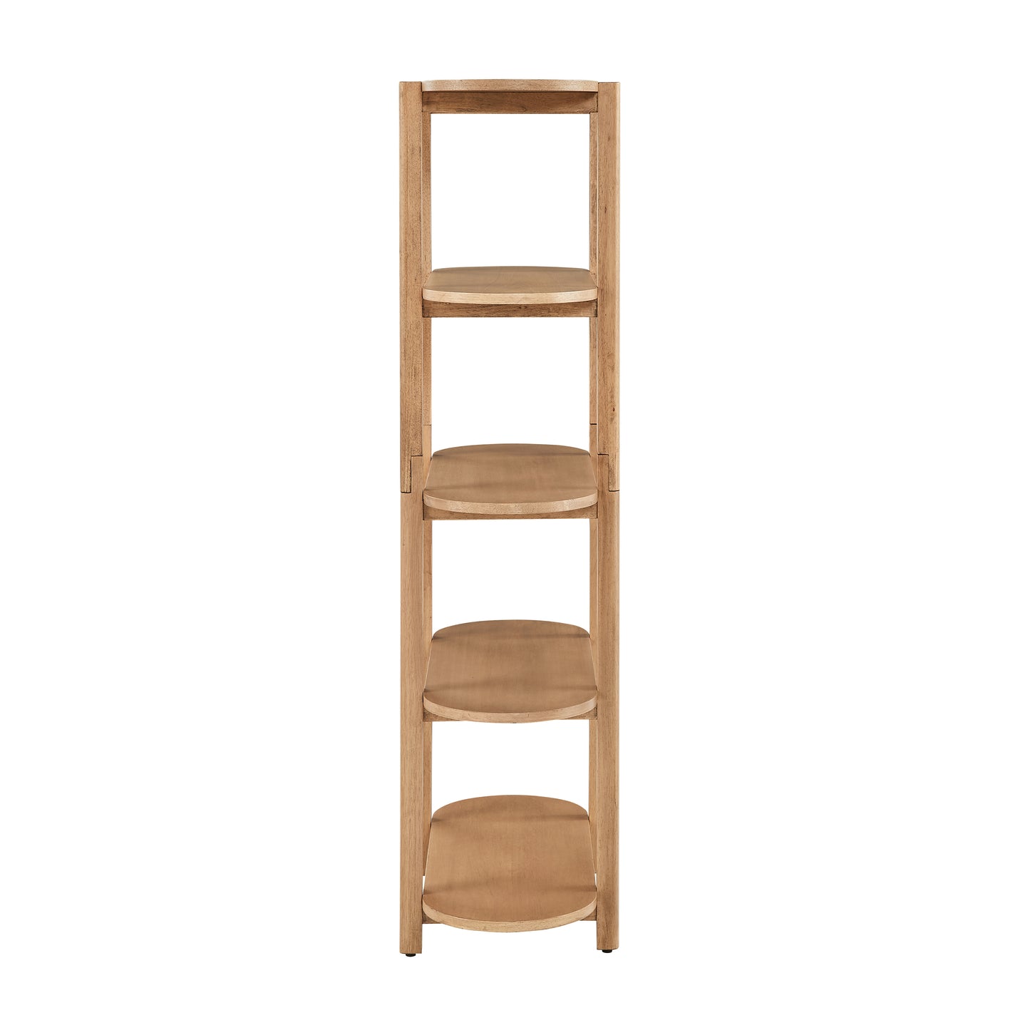 Modern Wood Bookcase - 60" Height