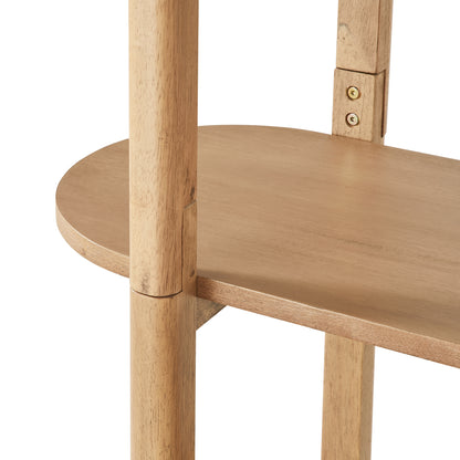 Modern Wood Bookcase - 60" Height