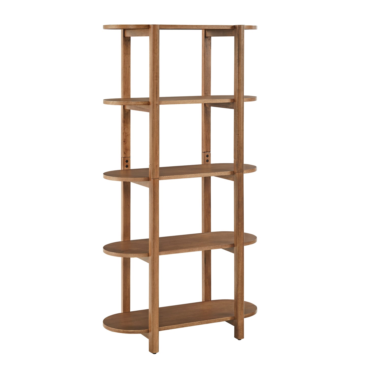 Modern Wood Bookcase - 60" Height