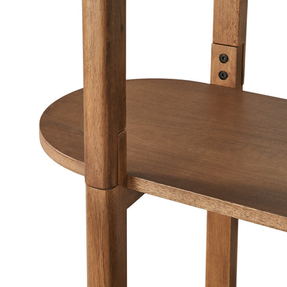 Modern Wood Bookcase - 60" Height