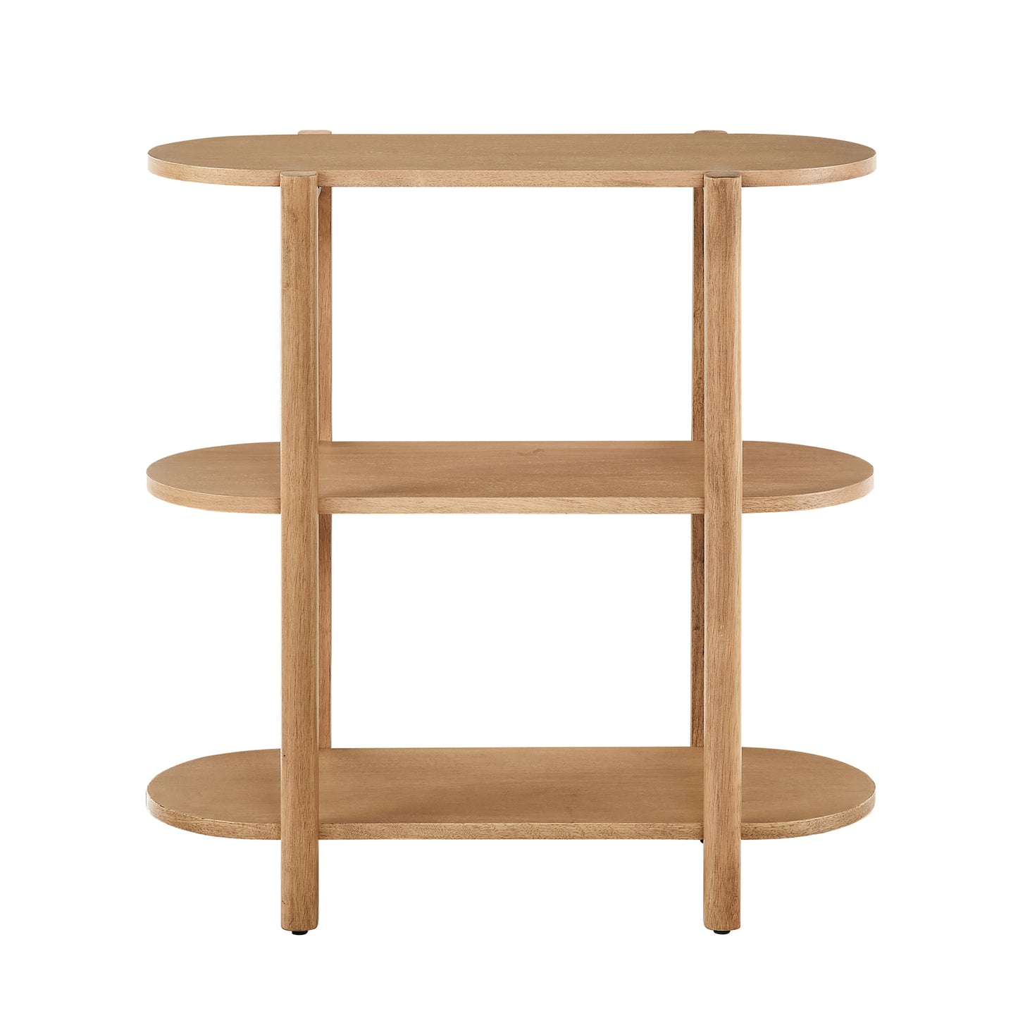 Modern Wood Bookcase - 32" Height