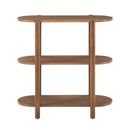 Modern Wood Bookcase - 32" Height