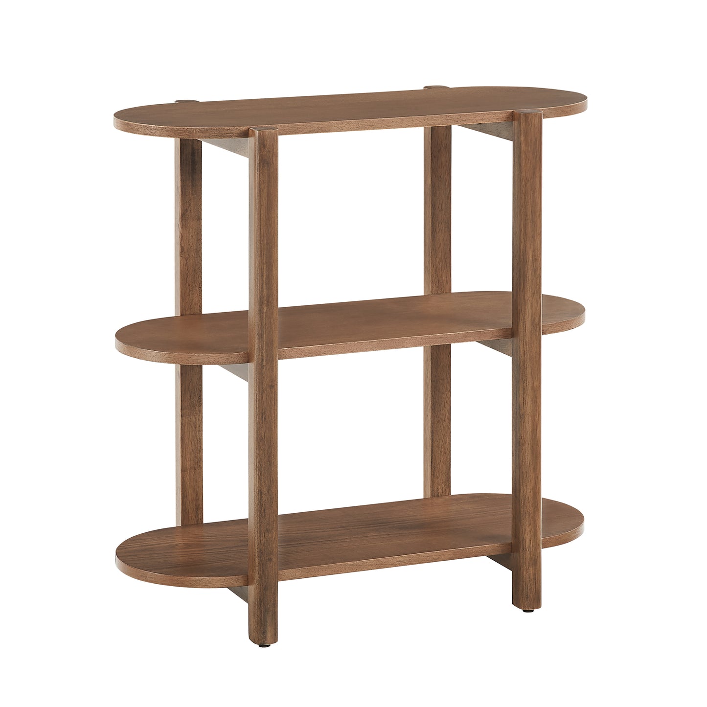 Modern Wood Bookcase - 32" Height
